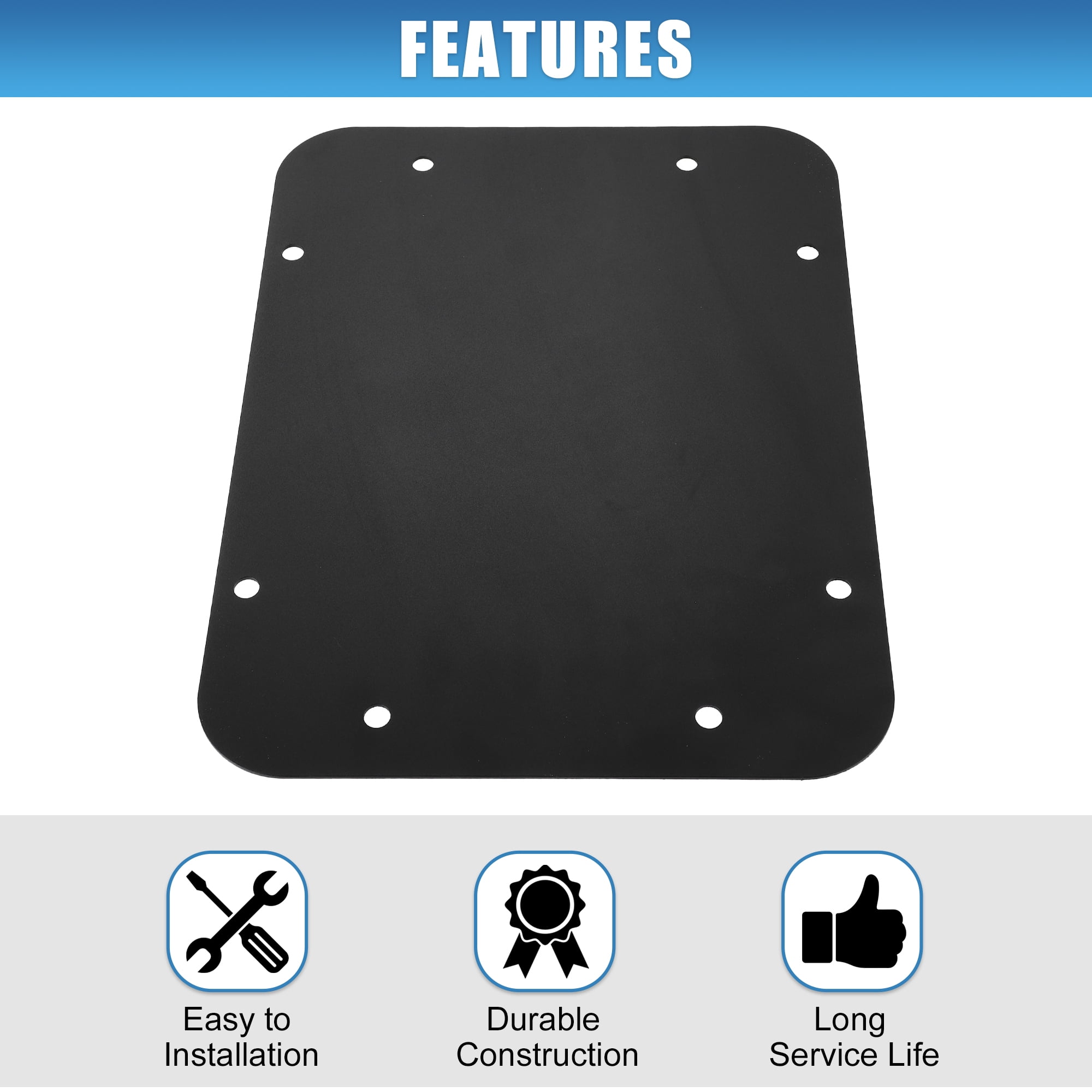 Unique Bargains Spare Tire Carrier Filler Plate for Jeep Wrangler JK JKU 2007-2018
