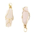 thumbnail image 1 of VONKY Hexagon Column Charm Women Handmade Hanging Pendant Multicolor Exquisite Crystal Charms Chain Earring Using Accessories Amethyst Pink Crystal 1Set, 1 of 6