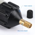 thumbnail image 3 of Adaptador de bomba Sup de 2 piezas para kayak, canoa, tabla de remo, botes, accesorio de tabla de remo de pie, negro, válvula de paleta SUP Cabezal de conversión de válvula de kayak, 3 of 5
