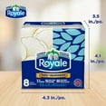 thumbnail image 2 of Royale 3 Ply Facial Tissue, 8 Pocket packs 10 Tissues per pack, 80 Total tissues per pack, 2 of 4