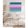 thumbnail image 3 of Blue Purple Teal Ombre Cream Wall Art for Living Room,Canvas Picture Wall Decor for Bathroom Bedroom,Modern Abstract Art Aesthetics Painting Artwork for Office Hallway Dining Room Decor 24"x32", 3 of 8