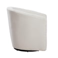 thumbnail image 5 of Odessa Barrel Style Swivel Accent chair in Ivory Performance Fabric, 5 of 9