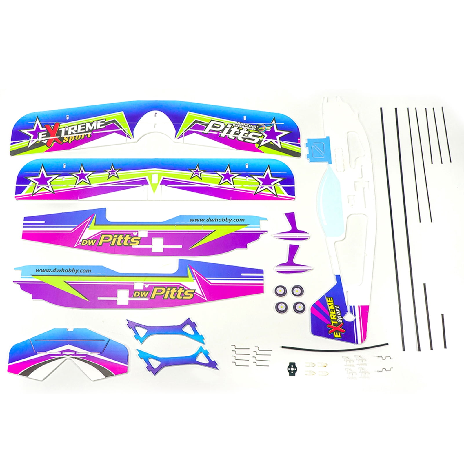 Fixed Plane,With Motor Propeller Dwh E3005-152e Model With Motor Aircraft Plane 450mm Airplane Aircraft Plane Diy Model Motor Propeller Servo Airplane Huiop Plane Eryue
