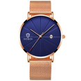 thumbnail image 3 of N08 Reloj mecánico con movimiento de para hombre Reloj de resistente de negocios de 30 m Hugo Reloj de cuarzo de lujo, 3 of 7