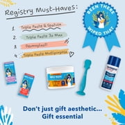 Triple Paste Zinc Oxide Diaper Rash Cream 8OZ + Spatula Bundle 1CT