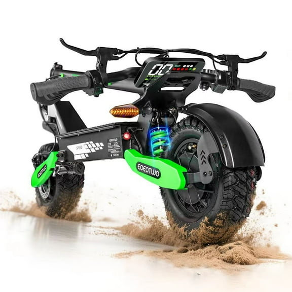 EOEOTWO Electric Scooter for Adults,Top Speed 28MPH ,48V 23.4AH 40Miles Long Range 1200W E-Scooter for Adults,Top Speed 28MPH Fast E-Scooter with 11" All Terrain Off Road Tires, Full Suspension