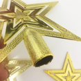 thumbnail image 2 of Christmas Tree Star, Christmas Star for Tree Gold Christmas Tree Decoration Star Topper, Glitter Pentagram Christmas Tree Star Ornament for Home Party Christmas Tree Decoration, 2 of 5