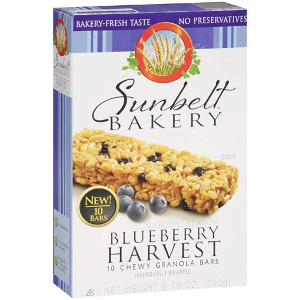 Sunbelt Bakery Blueberry Harvest Granola Bars 8.79 oz Boxes Single