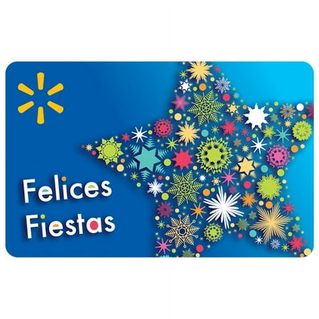 Vivid Star Felices Fiestas Walmart Gift Card