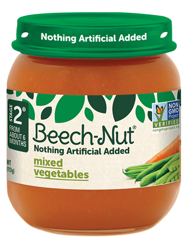 Beech-Nut Stage 2, Mixed Vegetables Baby Food, 4 oz Jar