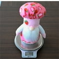 thumbnail image 3 of PVCS Strawberry Chef's Hat Rudolph Dwarf Faceless Doll Plush Toy Children Gift for Kids, 3 of 3
