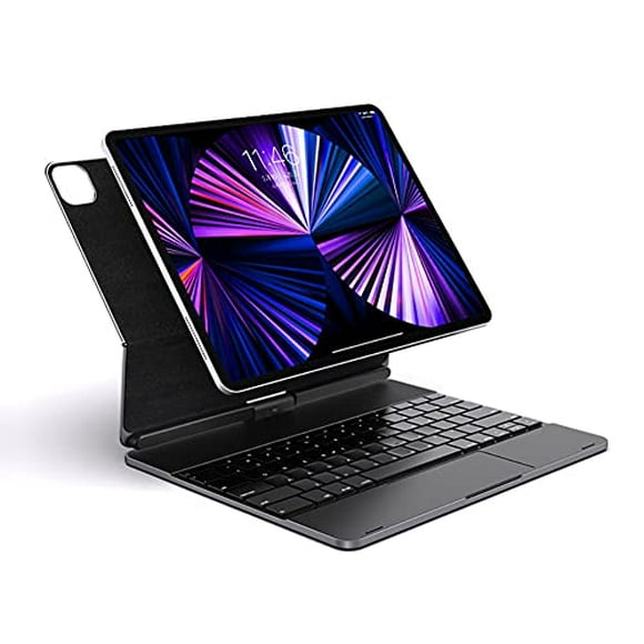 360 ° Rotating Magnetic Keyboard for iPad Pro 11 2021 2020 Air 4 10.9 inch Keyboard Case Backlit Keys with Trackpad Pro 11 3rd 2nd Generation Bluetooth Touch Pad Keyboard Cover (Air4/Pro11, Black)