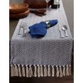 thumbnail image 2 of Camino de Mesa DII Chevron 38x274 cm Algodón Azul Francés, 2 of 8