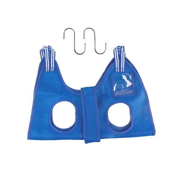 Hamaca para perros y gatos, bolsa de sujeción para perros y gatos, ayudante para el cuidado de mascotas Azul