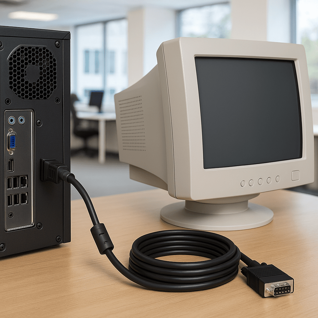 SANOXY Cables and Adapters; 100ft SVGA HD15 M/M Monitor Cable with Ferrites