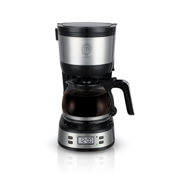 Cafetera 5 Tazas Programable Digital Acero Hukën MasterChef