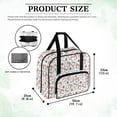 thumbnail image 6 of ZIATUBLE Sewing Machine Pattern Portable Padded Storage Sewing Tools Carrier Supply Organizer for Accessories Large Capacity Sewing Machine Cases Compatible with Most Sewing Machines, 6 of 7