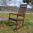 thumbnail image 2 of Bowery Hill Solid Hardwood Elm Rocker Weatherproof 36"D x 23.5"W x 45"H Unassembled, 2 of 3