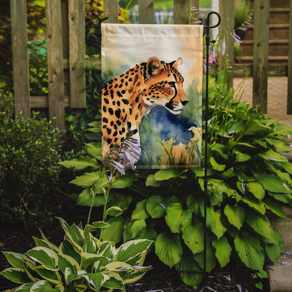 Cheetah Garden Flag 11.25 in x 15.5 in