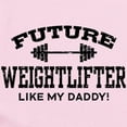 thumbnail image 2 of CafePress - Future Weightlifter Like My Daddy Infant Bodysuit - Baby Light Bodysuit, Size Newborn - 24 Months, 2 of 4