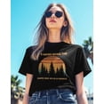 thumbnail image 3 of Trees Colorful Stripe Womens Tshirt Graphic Tees Cotton Crew Neck T-Shirts, Casual Short Sleeve Shirts for Women Teen Girl Funny Quote, 3 of 3