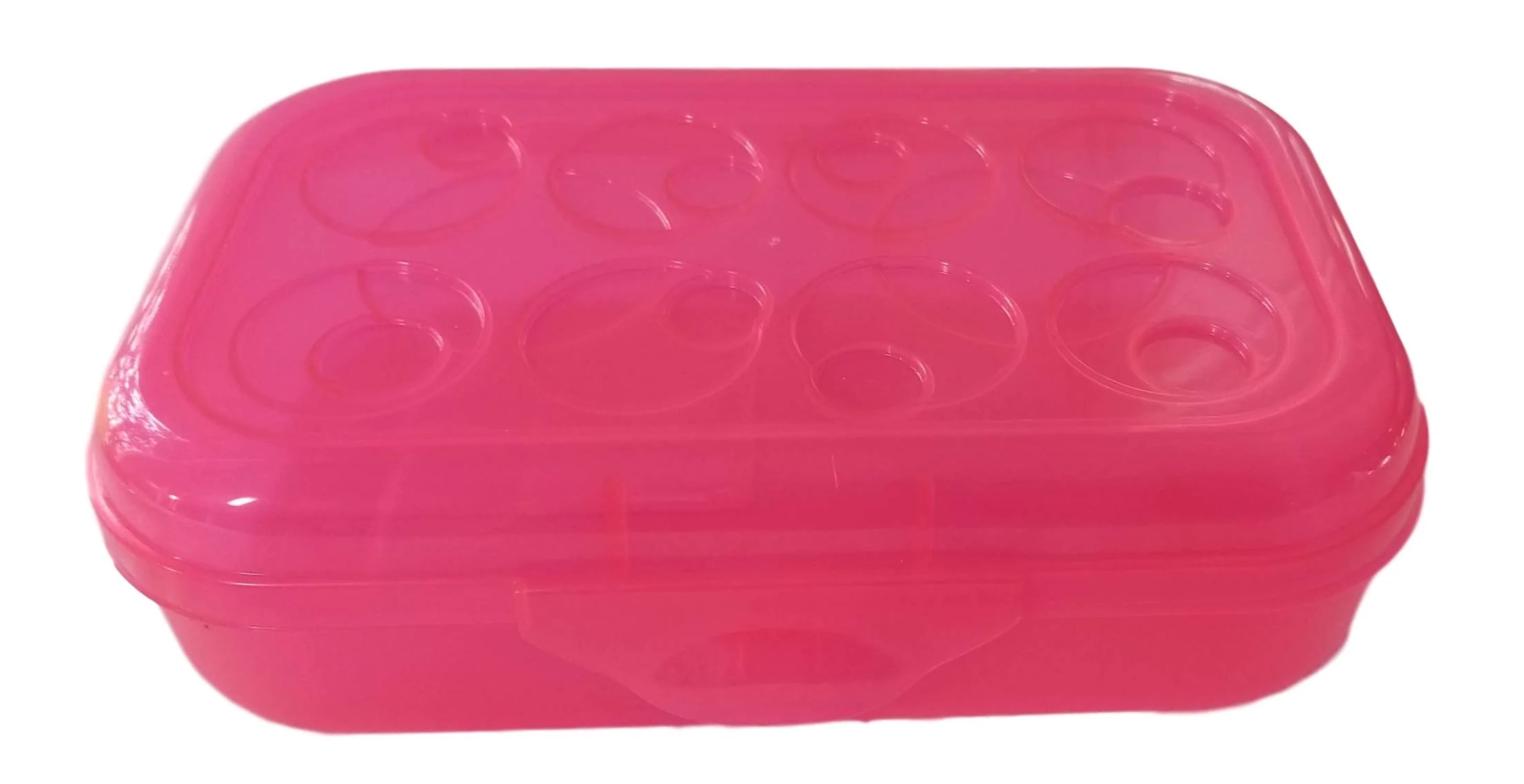 Sterilite Plastic Transparent Pencil Case, Pink