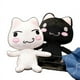 thumbnail image 2 of New Toro Inoue Cat Plush Anime Game Doll Stuffed Kittens Plushie Cartoon Couple Black and White Cats Decor Gift Toys for Kids, 2 of 5