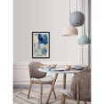 thumbnail image 5 of Abstract Blue Gold Framed Painting Print - Modern Wall Art Decor for Home Living Room Office, 5 of 6