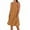 Yellow2, variant on AherBiu Sundresses for Women Cotton Linen Crewneck A-Line Casual Loose Summer Dresses Sleeveless Short Dress with Pockets