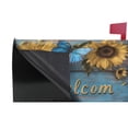thumbnail image 4 of Ryvnso Mailbox Cover Butterfly on Sunflower Magnetic Mailbox Wrap Standard Size 21x18 Inch, 4 of 8
