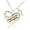 Gold, variant on Elegant Angel Wing Pendant Necklace with Sparkling for a Statement Jewelry Piece