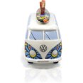 thumbnail image 2 of BRISA VW Collection Volkswagen Savings Bank Piggy Bank Money Coin Box with Surfboard in T1 Bus Samba Design (Flower Power/Multicolor), 2 of 7