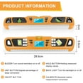 thumbnail image 3 of Magnetic Long Level Tool with Inverted Display Functionality and Audio Alerts for Accurate Calibration at 0°/90°, Battery Not Included, Available in Vibrant Yellow, 3 of 6