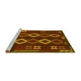 thumbnail image 2 of Ahgly Company Machine Washable Indoor Rectangle Southwestern Yellow Country Area Rugs, 7' x 10', 2 of 4