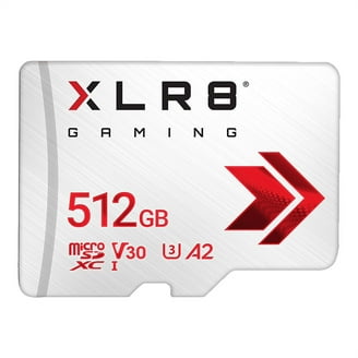PNY 256GB XLR8 Gaming microSDXC Memory Card - 100MB/s UHS-I U3 V30