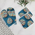 thumbnail image 5 of Fun Pizza Oven Mitt And Pot Holder Set Oven Glove for Kitchen Baking Cooking Grilling, 5 of 6