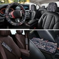 thumbnail image 4 of KUIFORTI Hunting Forest Car Seat Covers Full Set 14 Pieces with Headrest Covers for Car Steering Wheel Cover Auto Center Console Pad Cars Seat Belt Cover for Cars Sedans SUVs, 4 of 7