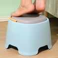 thumbnail image 2 of YOTQUSKI Small Stepping Stool, Kitchen Step Stool, Small Stool Chair, Single Step Stool, Low Stools for Sitting, Household Mini Stool for Bathroom, Home, Kitchen, Garden, 2 of 4