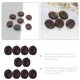thumbnail image 5 of FELTECHELECTR 10Ud Dijes De Café Para Manualidades Joyería Colgantes Para Collares Y Aretes, 5 of 7