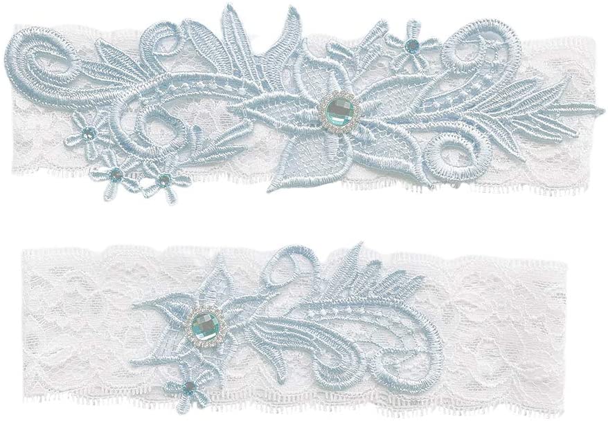 wedding lace around leg