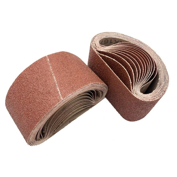 24 PCS 2-1/2 x 14 inch Abrasive Sanding Belts, 6 Each of 40 80 120 240 Grit Aluminum Oxide Sanding Belts for 2.5 x 14 inch Belt sander
