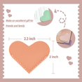 thumbnail image 3 of Leather Heart Bookmarks - Winjeto 6 Pieces Cute Corner Page Book Marks for Teachers Students Book Reading Lovers, for School Office Home Supplies (Love（6pcs）), 3 of 12