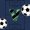 Navy V, variant on Feelyou Sport Soccer Letter R Twin Quilt Set for Boys, Blue Stripe Abstract Twin Coverlet Set, 2-Piece