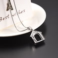 thumbnail image 2 of House Shape Urn Necklace for Ashes for Family Cremation Jewelry Stainless Steel Memorial Pendant for Women Men, 2 of 7