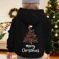 thumbnail image 2 of Staki Toddler Baby Girls Clothes Long-sleeve Hoodie Pullover Print Hooded Clothes Christmas Sweatshirt for Girls(Black,8-10 Years), 2 of 7