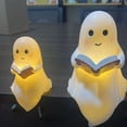 thumbnail image 4 of Wosthever Lámpara de lectura con fantasmas adorables para amantes de los libros, ideal para noches de Halloween y sesiones de estudio. Luz de Iluminación y accesorios 9.5 x 8.5 x 14 cm, 4 of 6