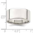 thumbnail image 3 of 925 Argent 9mm Taille Plate 11 Bague de Mariage Classique, 3 of 7
