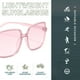 thumbnail image 3 of Gafas de sol de tendencia de moda con montura grande y degradado, sencillas y versátiles, materiales para PC y CA, 3 of 5