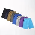 thumbnail image 6 of XXWXYD Kids Cotton Athleti𝖼 Shorts Pull On Elastic High Waist Workout Soft Running Clothes Breathable Quick-Dry Sportswear Gym Activewear Play for 3-16 Years, 6 of 9