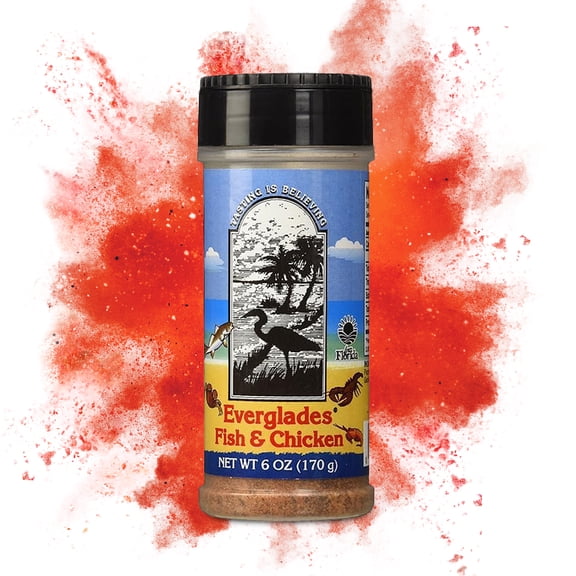 Everglades Seafood & Poultry Seasoning - Fish & Chicken Seasoning - 6 oz Bottle